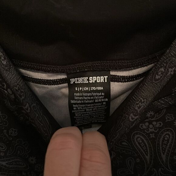 Womens Pink Sport Paisley Leggings Small - Picture 4 of 4